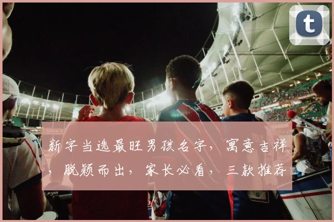 新字当选最旺男孩名字，寓意吉祥，脱颖而出，家长必看，三款推荐